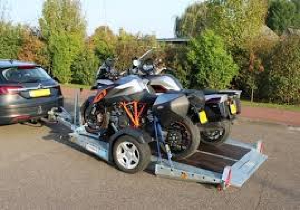 Tohaco luchtgeveerde motor trailer